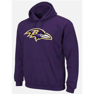 NFL Baltimore Ravens Men's Purple Signature Logo Pullover Hoodie Jacket